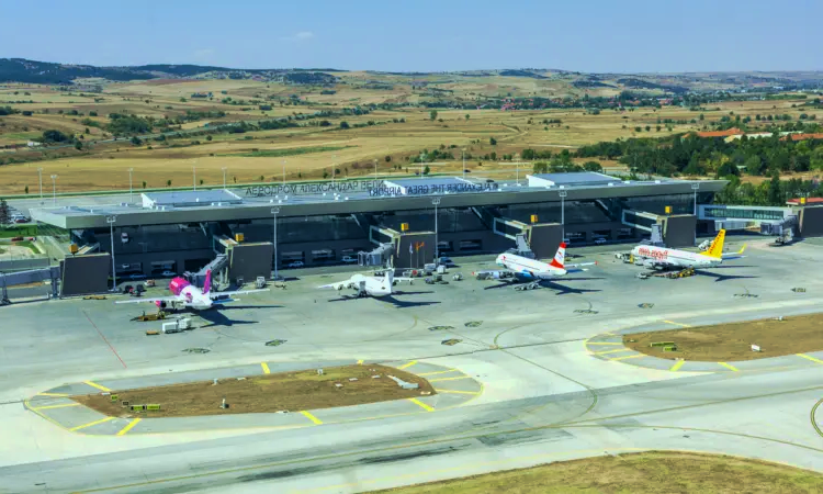 Skopjes flygplats "Alexander den store".