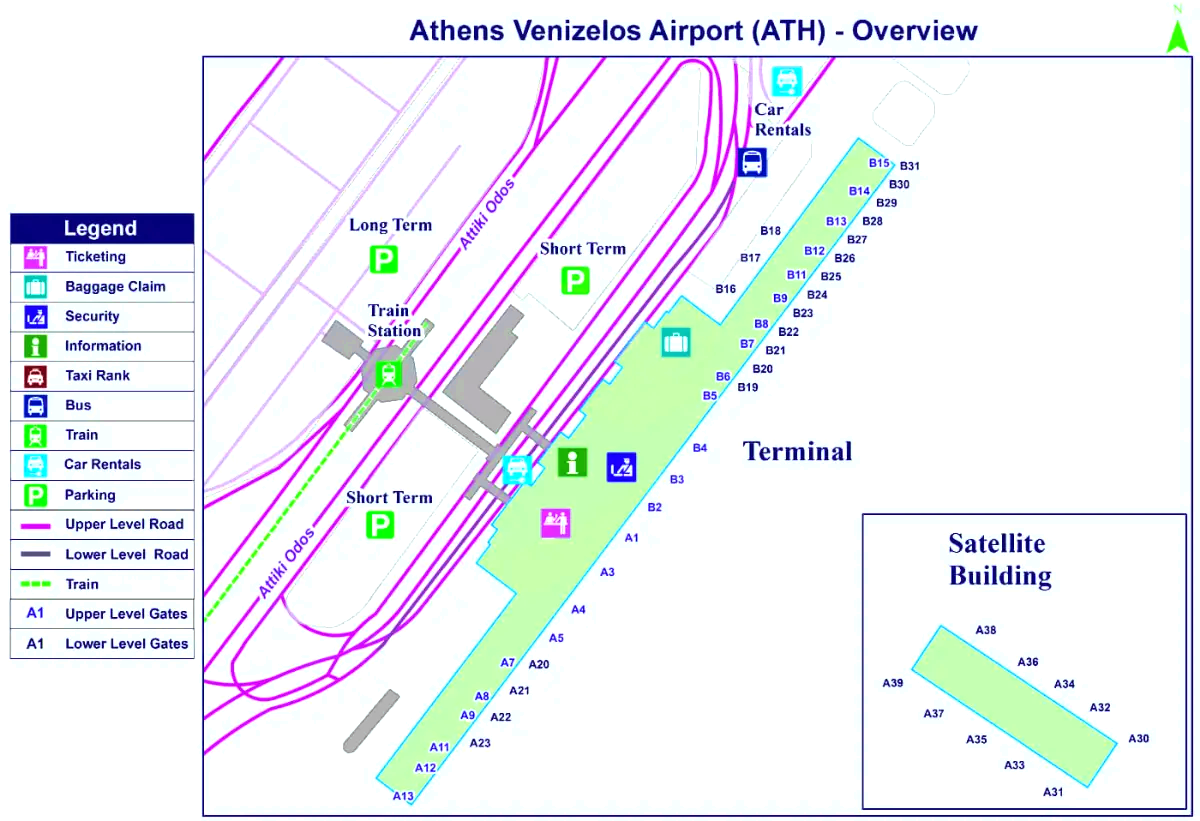 Atens internationella flygplats "Eleftherios Venizelos"