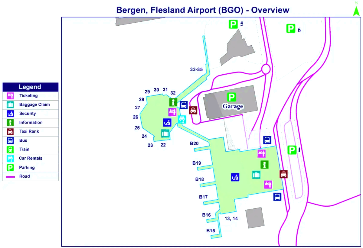 Bergen flygplats Flesland