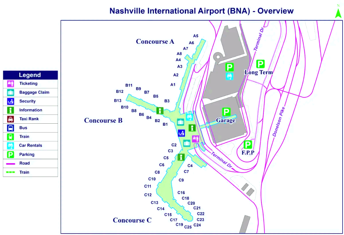 Nashvilles internationella flygplats