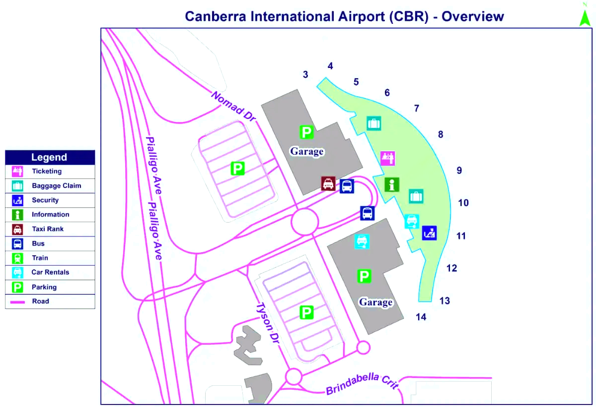 Canberra internationella flygplats