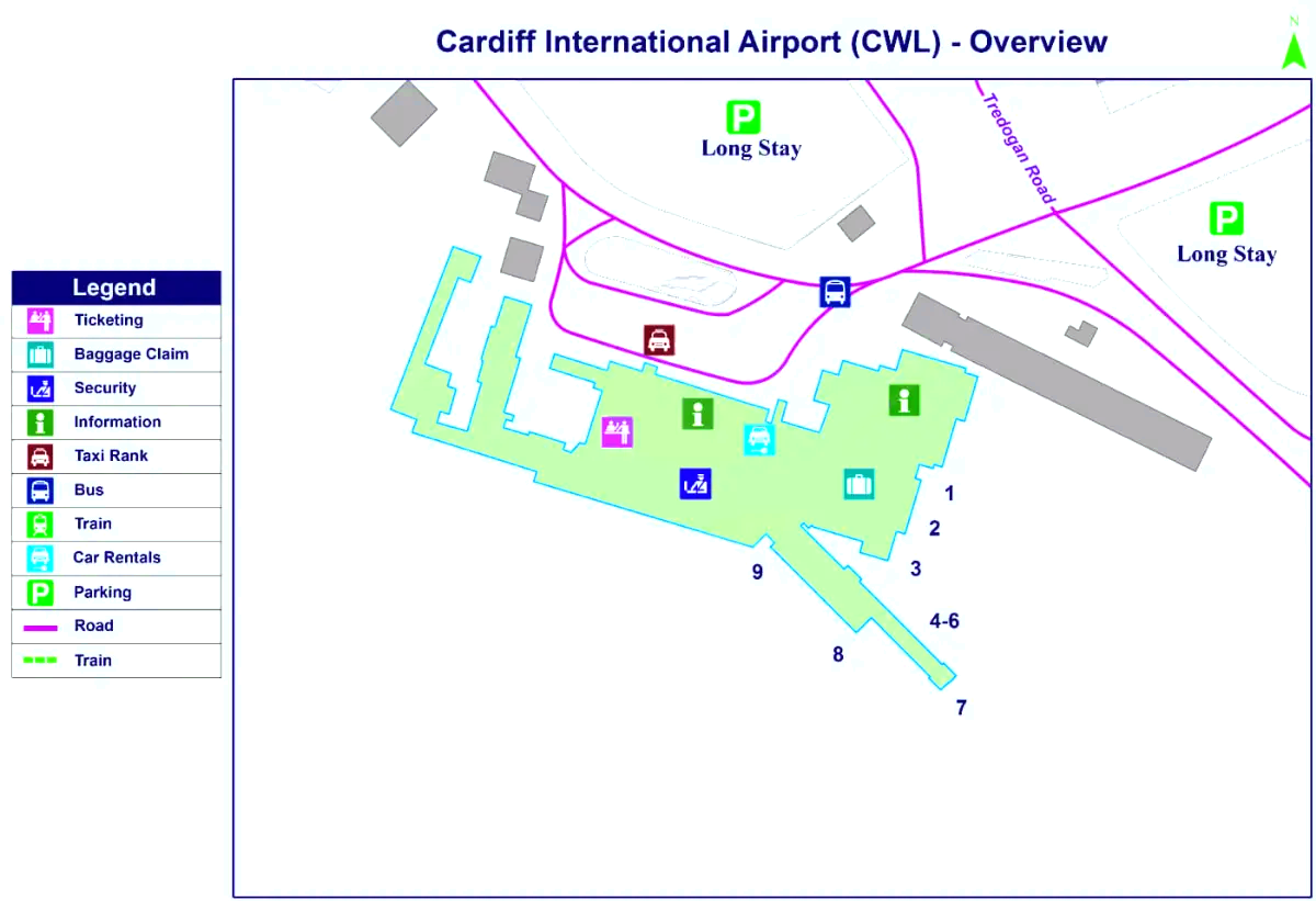 Cardiff flygplats