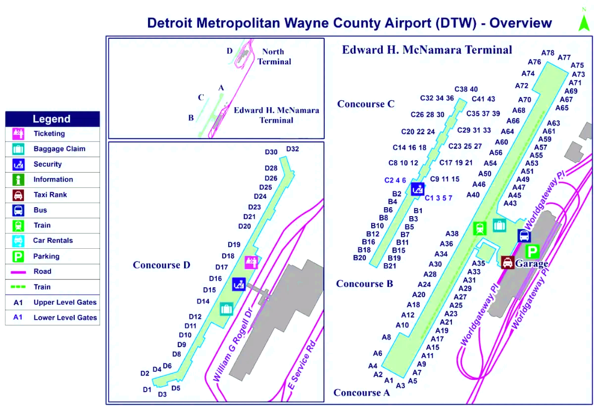 Detroit Metropolitan Wayne County Airport