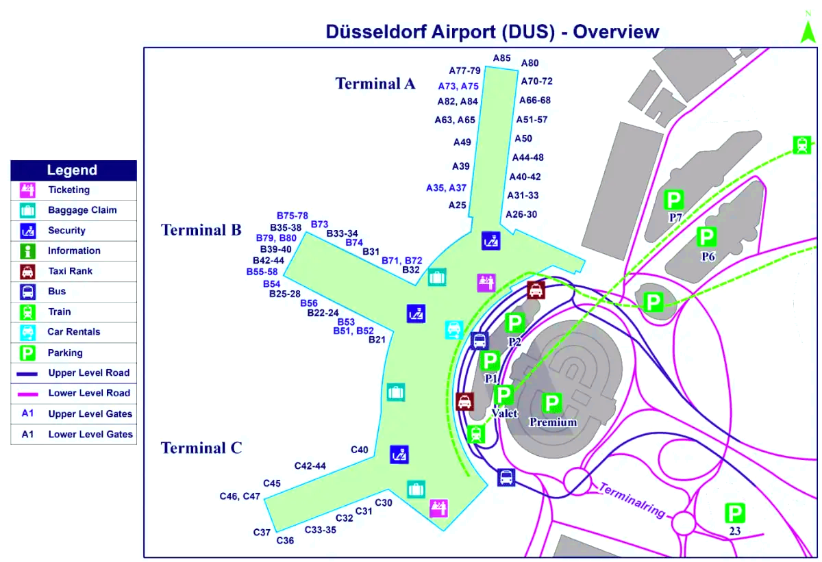 Düsseldorfs internationella flygplats