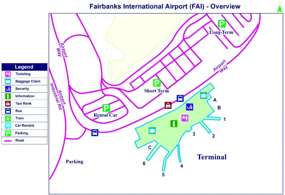 Fairbanks internationella flygplats