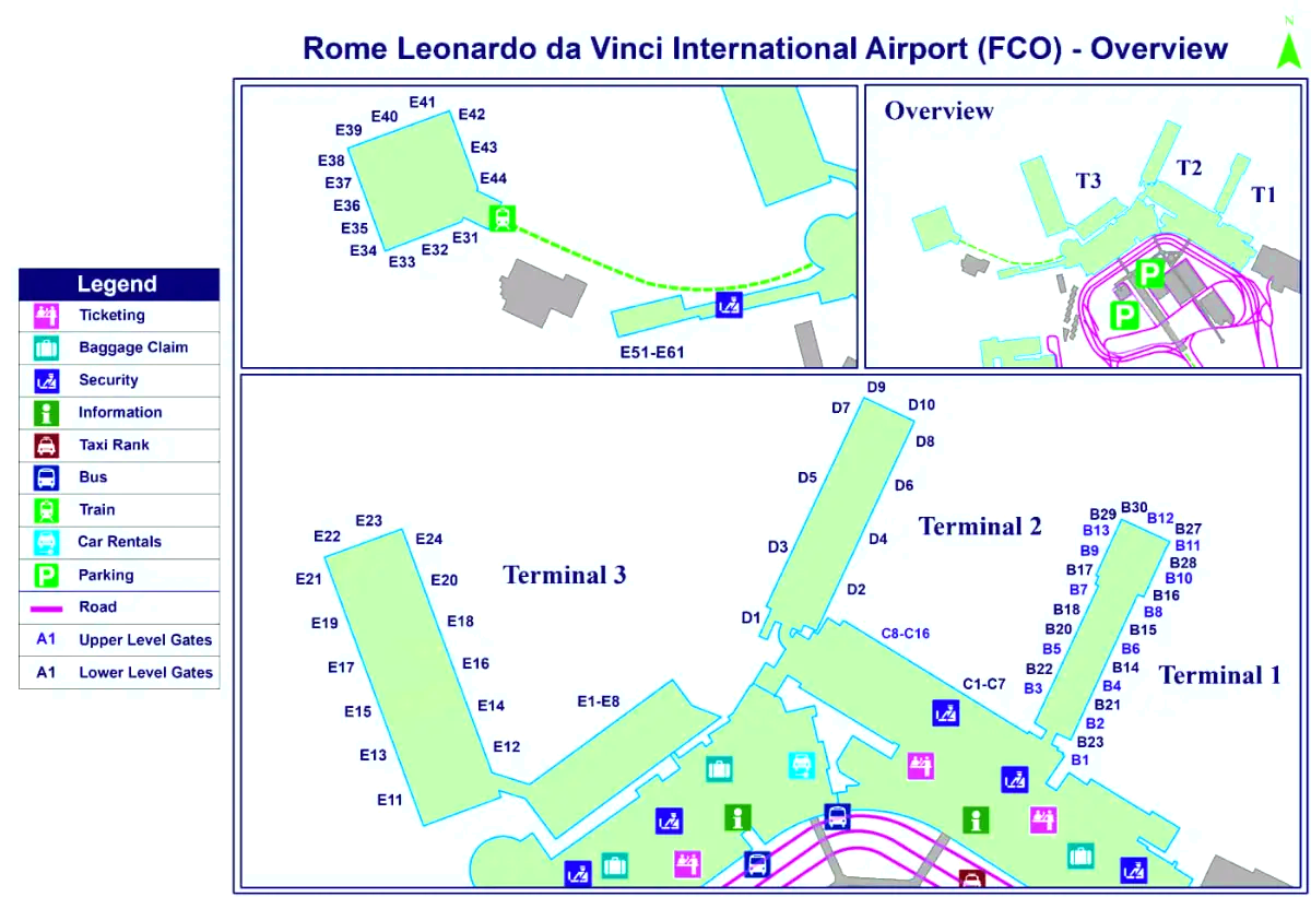 Fiumicino – Leonardo Da Vinci internationella flygplats