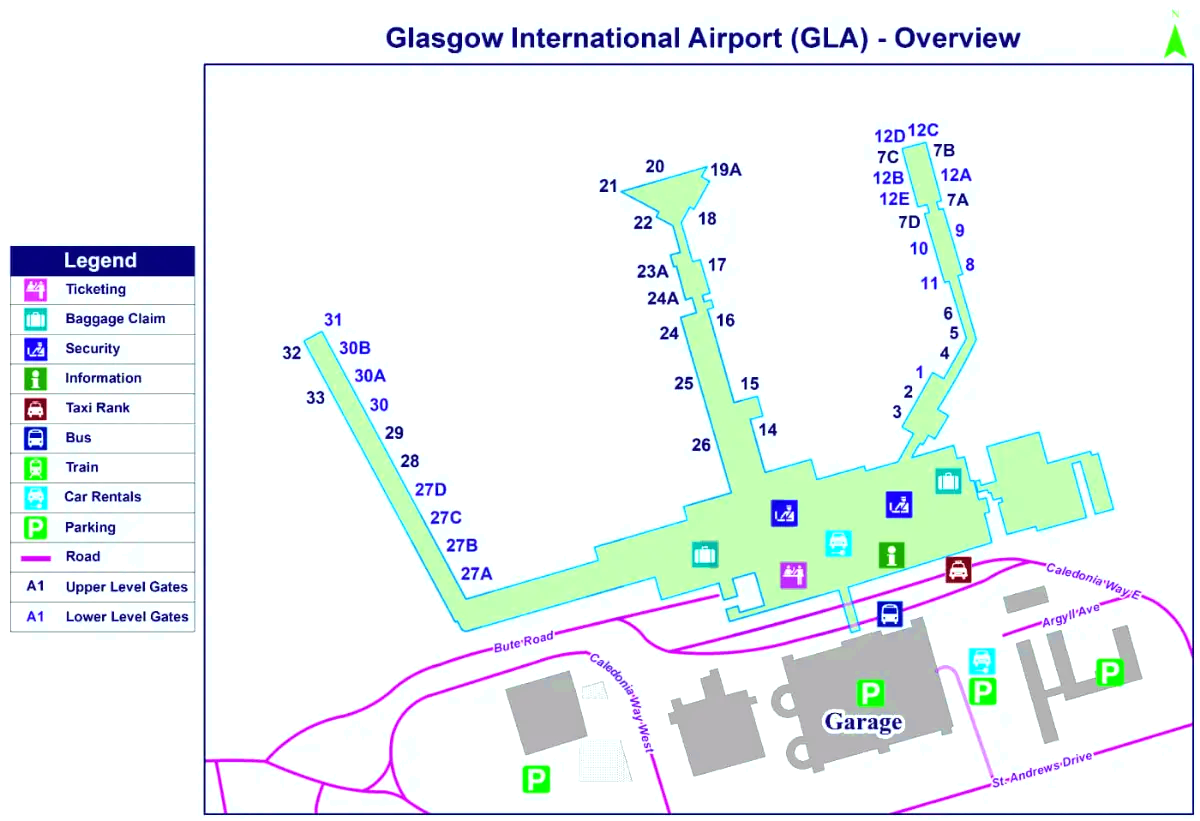 Glasgows internationella flygplats