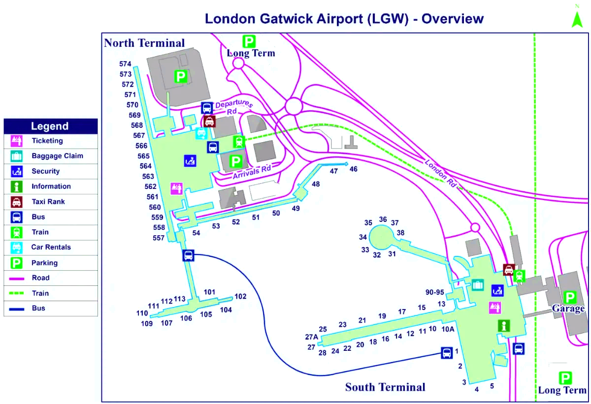 London Gatwick flygplats