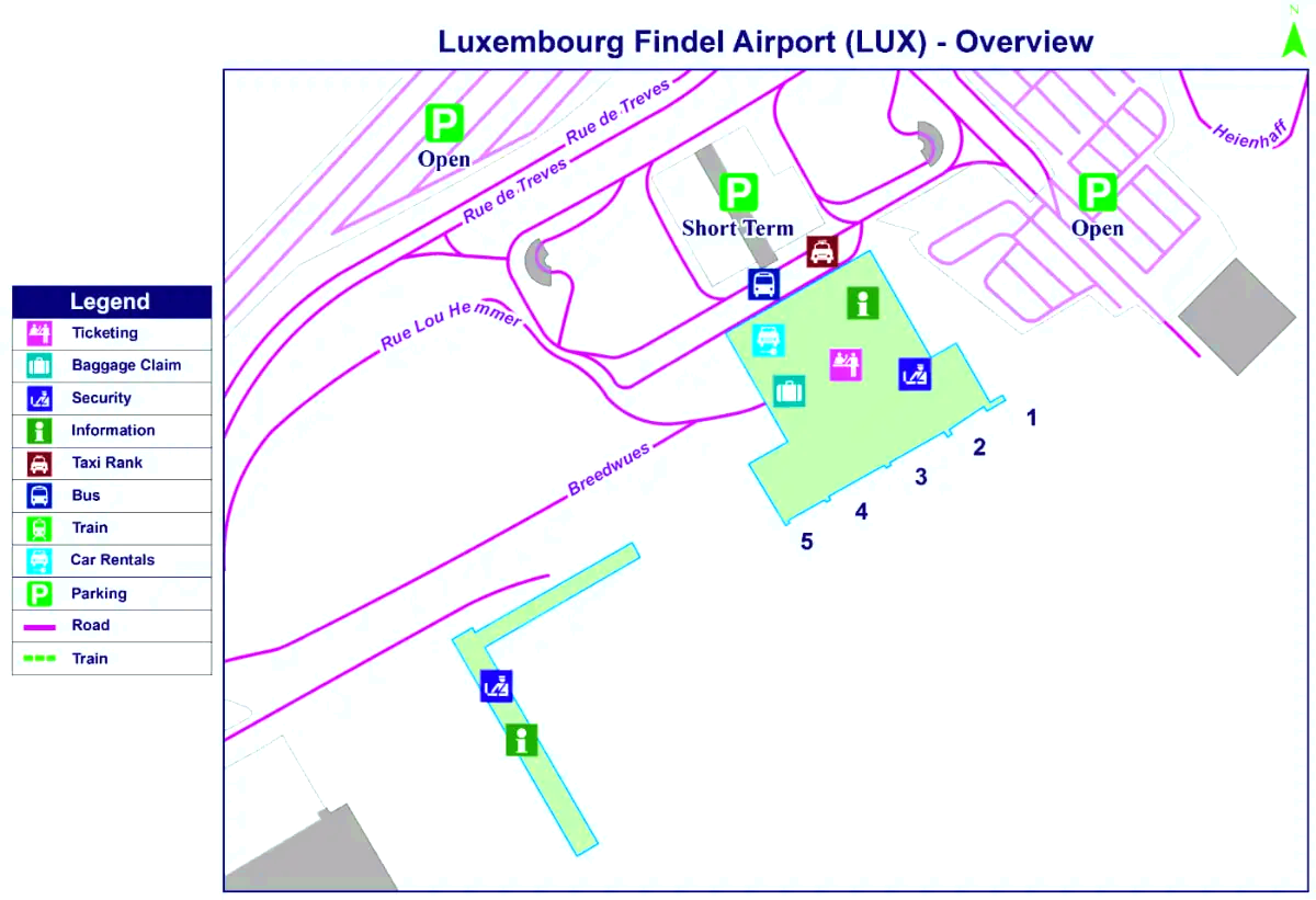 Luxemburg-Findel internationella flygplats