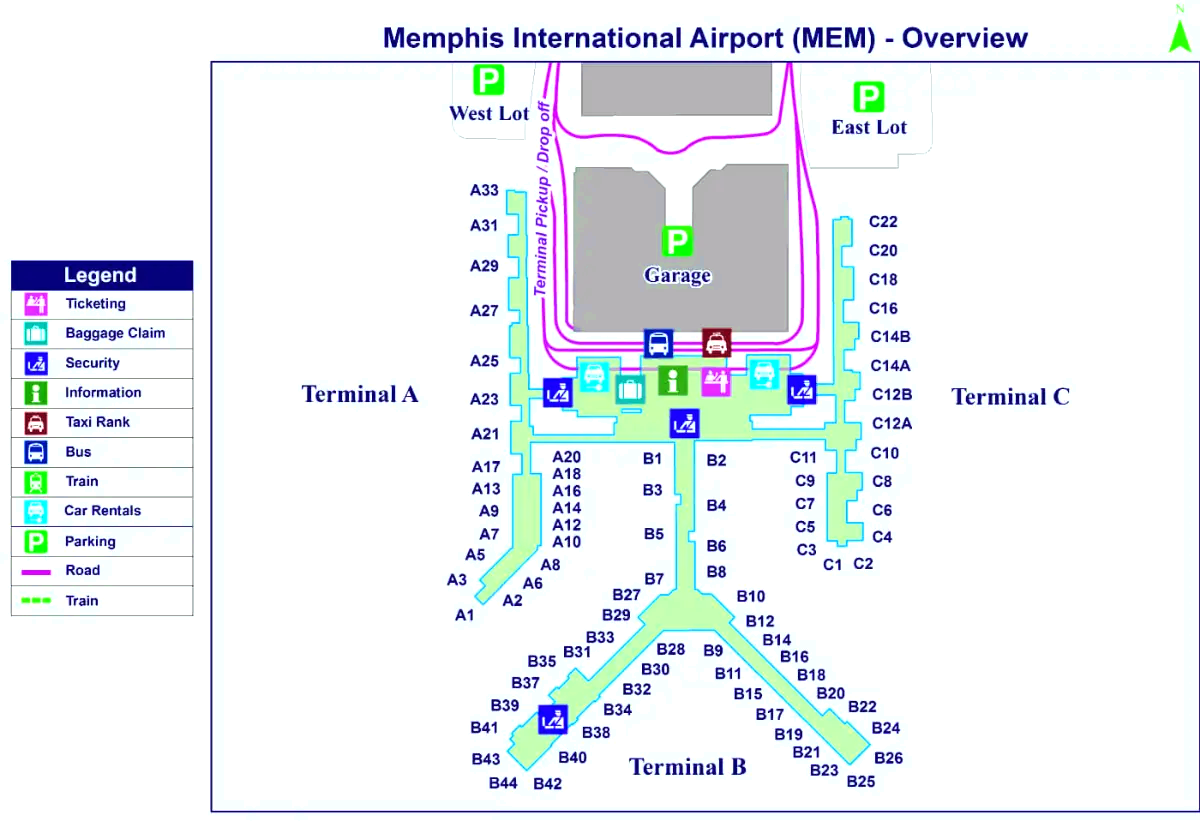 Memphis internationella flygplats