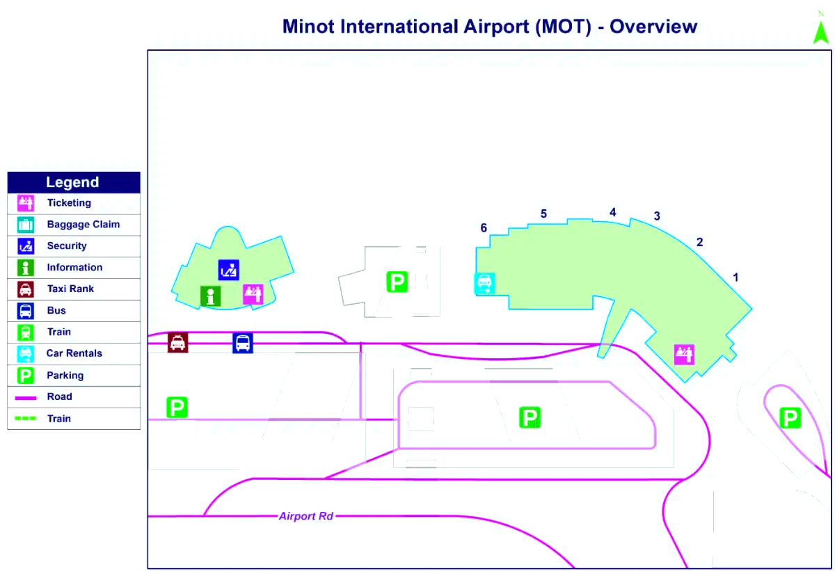 Minot internationella flygplats