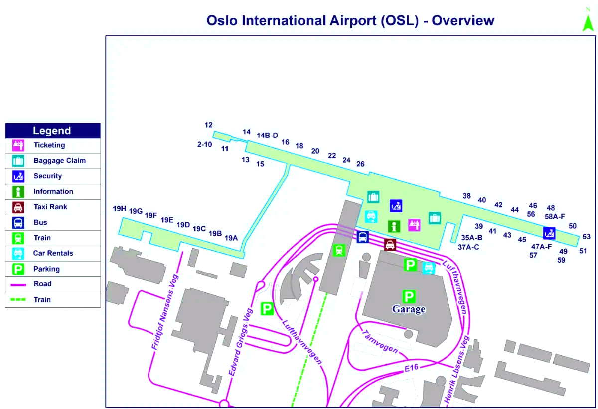 Oslo flygplats Gardermoen