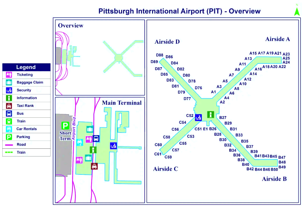 Pittsburghs internationella flygplats