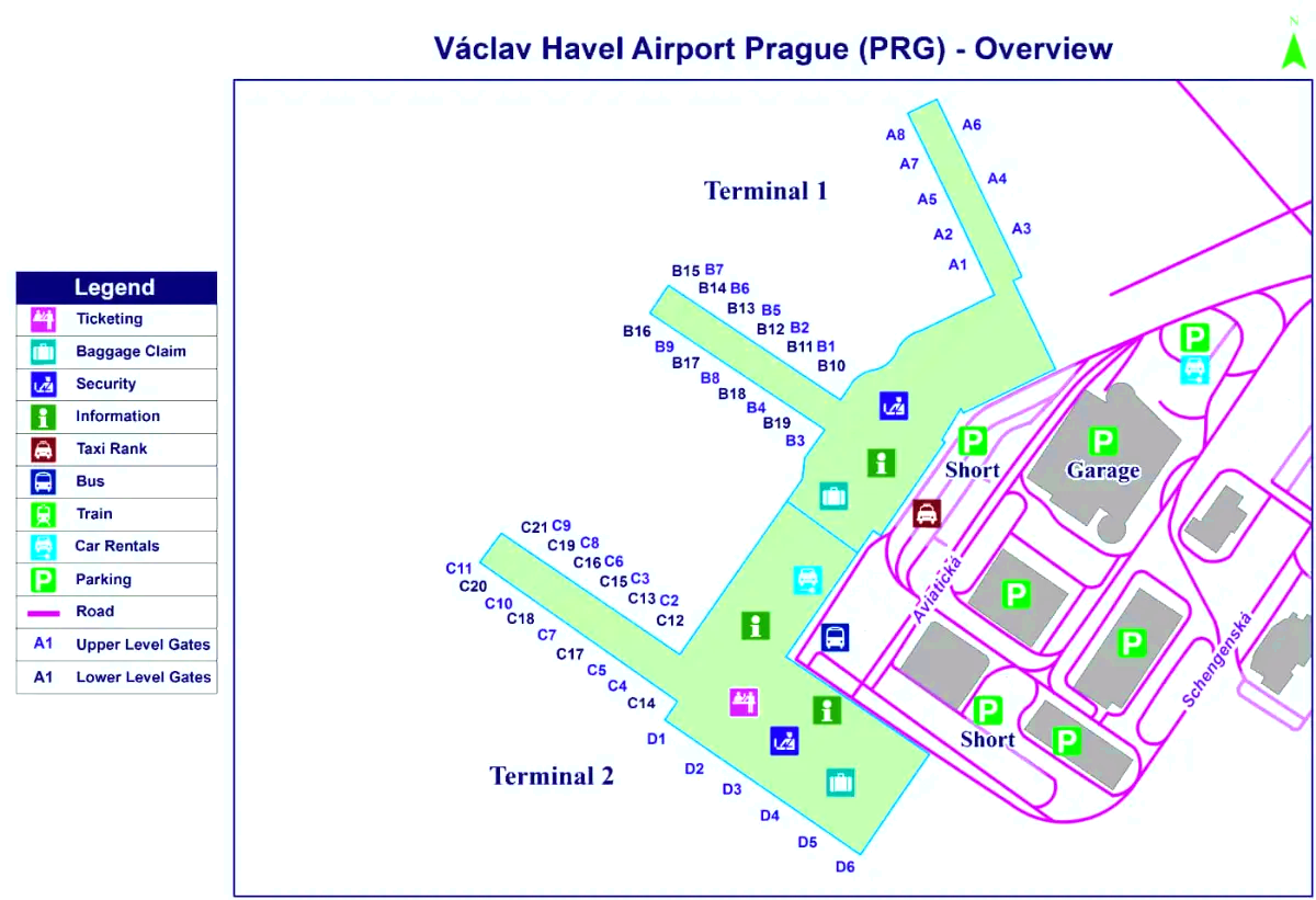 Václav Havel flygplats Prag