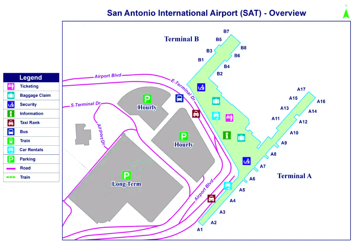 San Antonios internationella flygplats