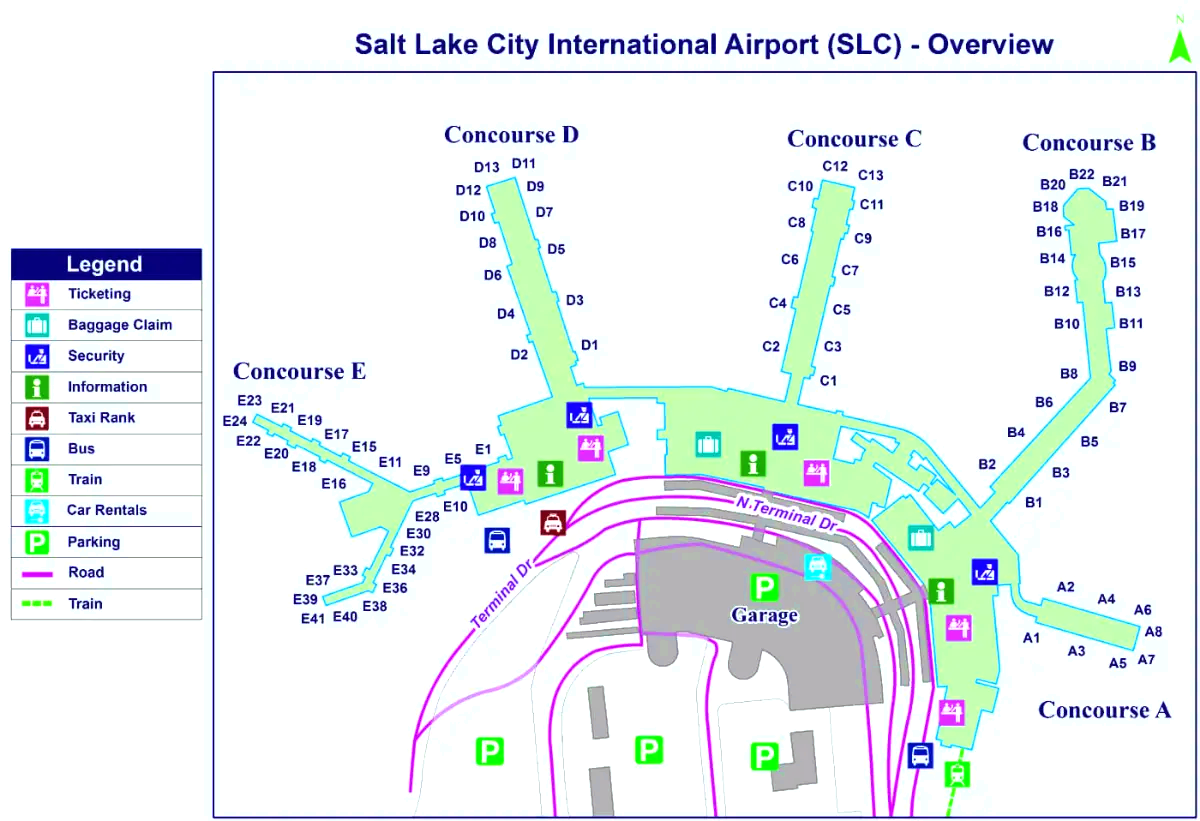 Salt Lake City internationella flygplats