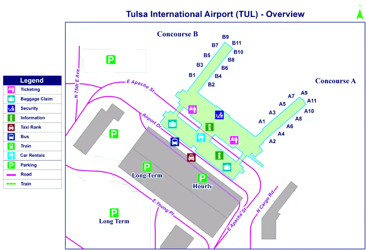 Tulsa internationella flygplats